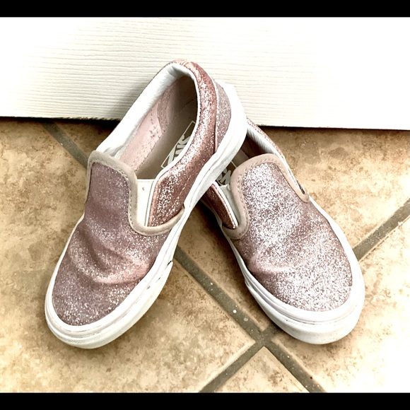 Vans Other - Glittery Pink Vans Shoes